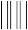 FIM B. Barcode used for Business reply mail. Not Postnet barcoded.