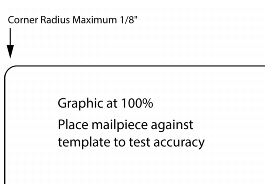 Exhibit 1.1.1 Maximum Corner Radius for Letter-Size, Card-Type and Flat-Size Mailpieces