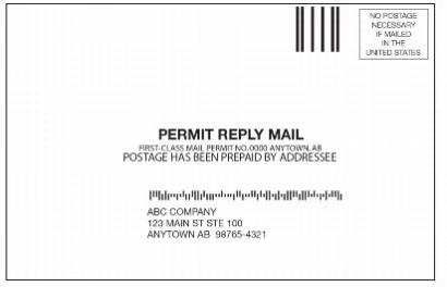 Exhibit 2.3.1 Permit Reply Mail Format Elements