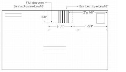 Exhibit 9.3 Position of FIM. The image shows the specifications for placement of a Facing Identification Mark.