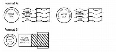 Exhibit 3.4.9 Format for Mailer's Precancel Postmarks Exhibit 3.4.9 Format for Mailer's Precancel Postmarks