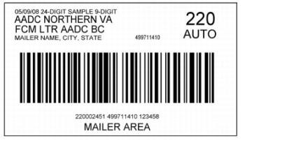 Exhibit 3.3.2 Intelligent Mail Tray Label Exhibit 3.3.2 Intelligent Mail Tray Label