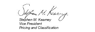 Signature of Stephen M. Kearney