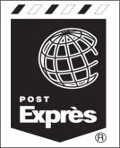 Post Expres label.