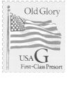 G Stamp Old Glory - First-Class Presort Only