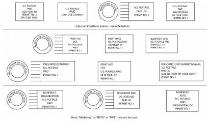 Permit imprints - USPS Marketing Mail