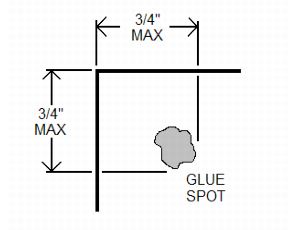 Exhibit 3.11f Glue Spot Placement