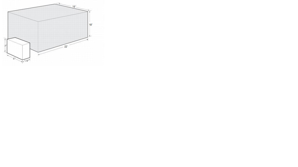 Exhibit 7.5.1b Machinable Parcel Dimensions