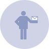 This graphic is a symbolic representation of a household mailer.