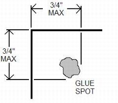 Exhibit 3.11f Glue Spot Placement