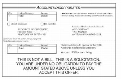 Exhibit 9.1.2 Solicitation Disclaimer