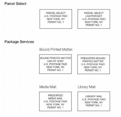 Exhibit 5.3.11 Indicia Formats for Official Mail and Other Classes - 3