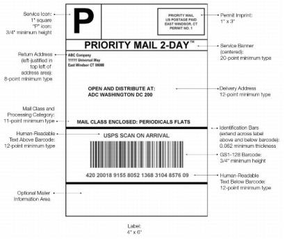 Exhibit 18.5.10 ADC Address Label