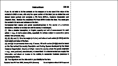 Exhibit 123.711 - PS Form 2976 (Page 2 of 2)