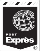 Post Expres label. Post Expres label.