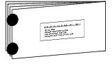 This graphic shows a booklet basis weight 24 pounds as described in the text.