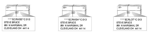 This graphic shows the bundle Preparation for Standard Mail Enhanced Carrier Route Flats as described in the text.