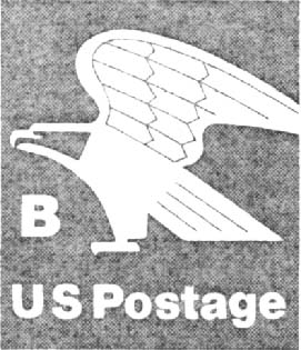 Graphic illustrates the stamp described in the text below it.
