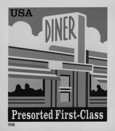 Graphic illustrates the stamp described in the text below it.