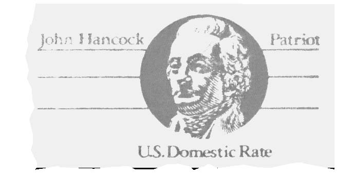 Graphic illustrates the stamp described in the text below it.