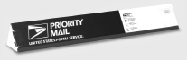 This is a graphic of Priority Mail container as described in the text.  