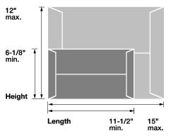 r greater than 3/4 inch thick.