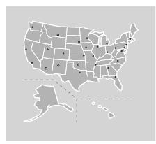 This graphic describes the Levels of Destination Entry as described in the text.