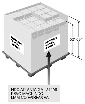 This graphic shows palletized machinable parcels for Parcel Post - BMC Presort and OBMC Presort.