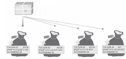 Optional carrier route preparation for periodicals nonbarcoded flats.