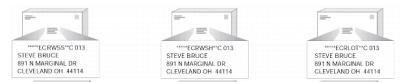 Bundling and sacking sequence for enhanced carrier route marketing parcels. Bundling and sacking sequence for enhanced carrier route marketing parcels.