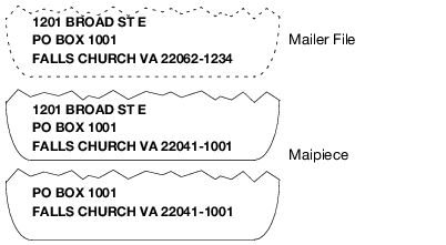 Mailer file - use street address. Mailpiece - use PO box address.