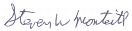 Signature of Steven W. Monteith